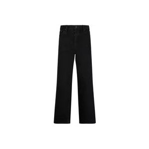 Balenciaga Pitch Black Enkel Jeans , Black , Dames , Maat: W27