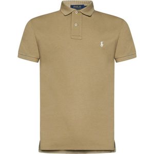 Ralph Lauren, Heren, Tops, Bruin, Maat: M Katoen,