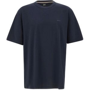 Hugo, Heren, Tops, Blauw, Maat: L