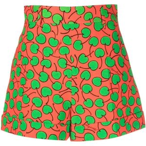Moschino, Dames, Korte broeken, Veelkleurig, Maat: 2XS