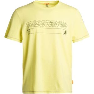 Parajumpers, Heren, Tops, Geel, Maat: XS Katoen,