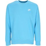 Nike - Lightweight Crewneck Sweatshirt - Blauw - Katoen