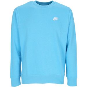 Nike - Lightweight Crewneck Sweatshirt - Blauw - Katoen