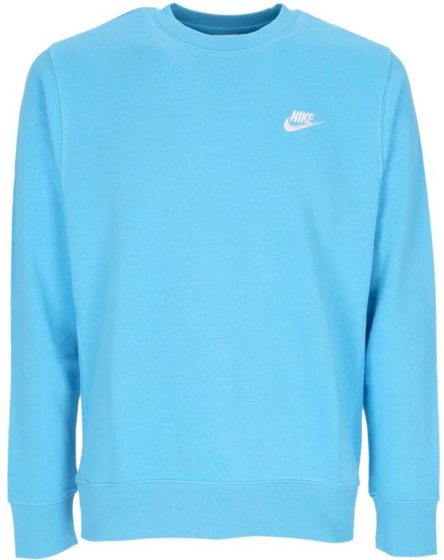 Nike - Lightweight Crewneck Sweatshirt - Blauw - Katoen