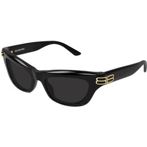 Balenciaga - BB0430S - Zonnebrillen - Zwart - Acetaat - Kattenoog