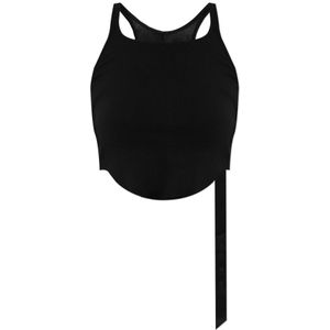 Rick Owens, Dames, Tops, Zwart, Maat: M Katoen,