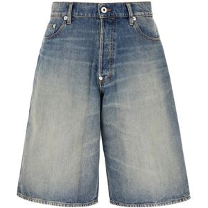 Kenzo, Heren, Korte broeken, Blauw, Maat: W29 Katoen,