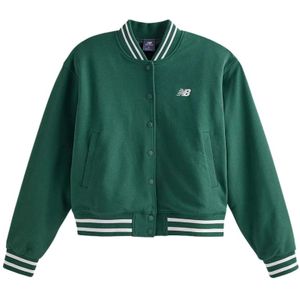 New Balance, Dames, Jassen, Groen, Maat: S Katoen,