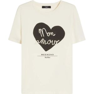 Weekend Max Mara, Dames, Tops, Wit, Maat: XS Katoen,