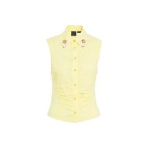 Pinko Hemden , Yellow , Dames , Maat: M