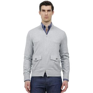 Gran Sasso, Heren, Truien, Grijs, Maat: XL Katoen,