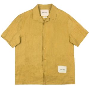 Bram's Fruit, Heren, Overhemden, Oranje, Maat: M Linnen,