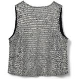 Sofie Schnoor - Inayasw Top - Mouwloze Top - Grijs - Metallic Kwaliteit