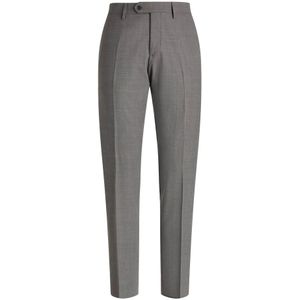 Boggi Milano - B Washable - Broek - Grijs - Wollen Stretch
