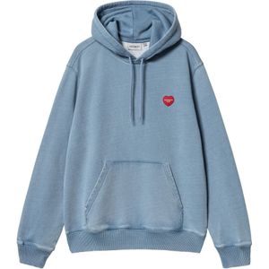 Carhartt Wip, Heren, Sweatshirts & Hoodies, Blauw, Maat: S Katoen,