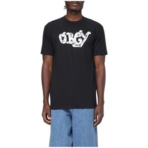 Obey, Heren, Tops, Zwart, Maat: XL