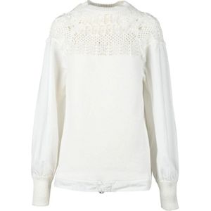 Ballantyne, Dames, Truien, Wit, Maat: XS Katoen,