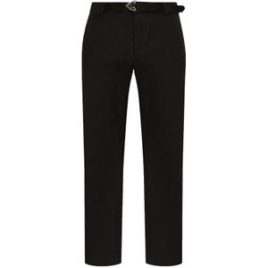 Alexander McQueen, Heren, Broeken, Zwart, Maat: L Zijde,