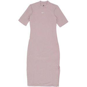 Nike, Dames, Jurken, Grijs, Maat: M Katoen,