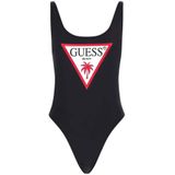 Guess, Dames, Badkleding, Zwart, Maat: XS Polyamide,