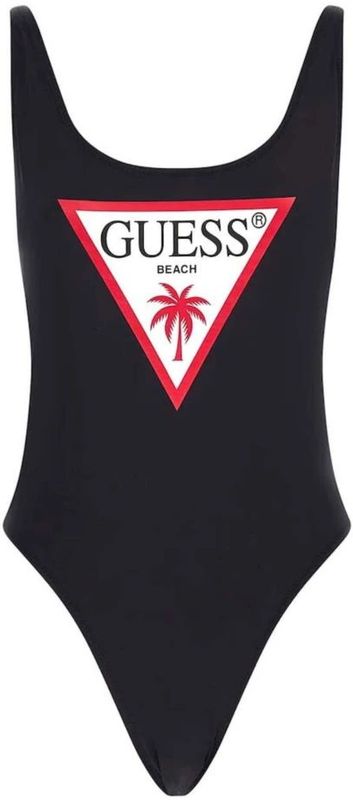 Guess, Dames, Badkleding, Zwart, Maat: XS Polyamide,