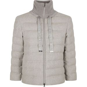 Herno, Dames, Jassen, Grijs, Maat: S Wol,