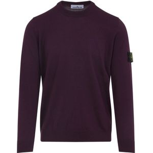 Stone Island, Heren, Truien, Bruin, Maat: M Wol,