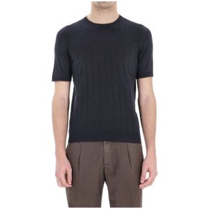 Barba, Heren, Truien, Blauw, Maat: XL Zijde,