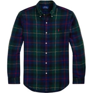Ralph Lauren - Overhemd - Groen - Multicolor - Katoen - Lange Mouwen