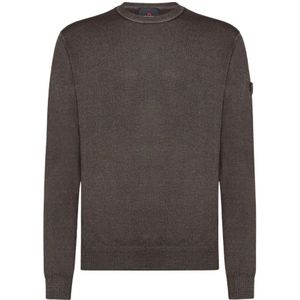 Peuterey, Heren, Sweatshirts & Hoodies, Groen, Maat: S Wol,