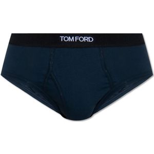 Tom Ford, Heren, Ondergoed, Blauw, Maat: XS Katoen,