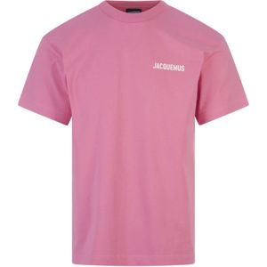 Jacquemus, Heren, Tops, Roze, Maat: XL