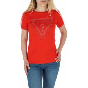 Guess, Dames, Tops, Rood, Maat: XS Katoen,
