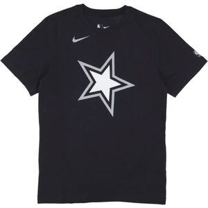 Nike, Heren, Tops, Zwart, Maat: S Katoen,