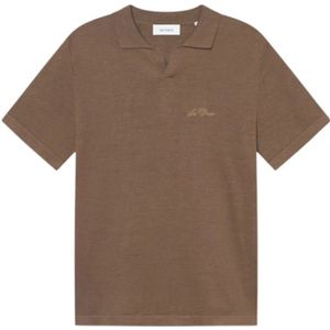 Les Deux, Heren, Tops, Bruin, Maat: L