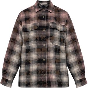 Palm Angels, Dames, Blouses & Shirts, Veelkleurig, Maat: 2XS Katoen,