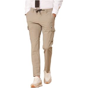 Mason's, Heren, Broeken, Beige, Maat: XL Jersey,