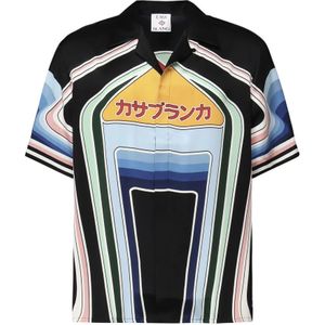 Casablanca, Heren, Overhemden, Veelkleurig, Maat: M Zijde,