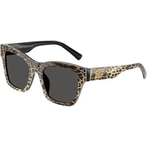 Dolce & Gabbana - DG 4512 - Zonnebril - Bruin - Luipaardprint - 53 mm