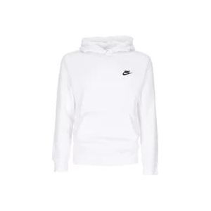 Nike Club Hoodie Streetwear , White , Heren , Maat: 4XL