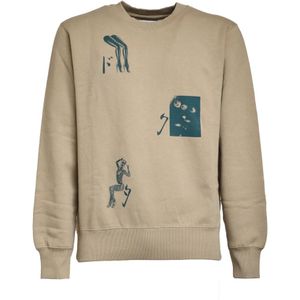 Edwin, Dames, Sweatshirts & Hoodies, Bruin, Maat: S