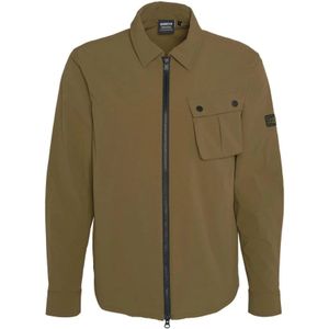 Barbour, Heren, Jassen, Bruin, Maat: XL Nylon,