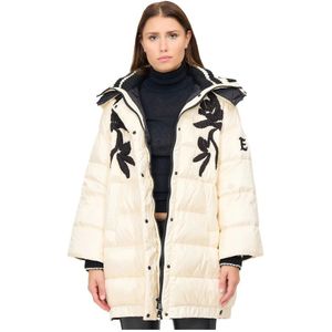 Ermanno Scervino, Dames, Mantels, Veelkleurig, Maat: 2XS Wol,