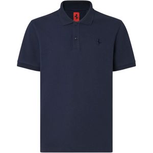 Ferrari, Heren, Tops, Blauw, Maat: M