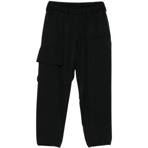 Yohji Yamamoto, Heren, Broeken, Zwart, Maat: S Wol,