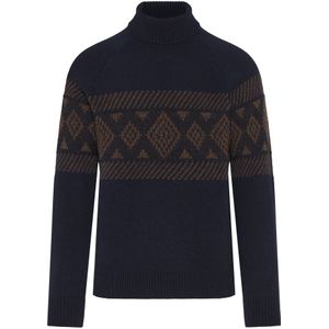 Barba, Heren, Truien, Blauw, Maat: 2XL Wol,