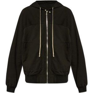 Rick Owens, Heren, Sweatshirts & Hoodies, Zwart, Maat: XL Katoen,
