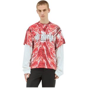 Demmo, Heren, Tops, Rood, Maat: S Katoen,