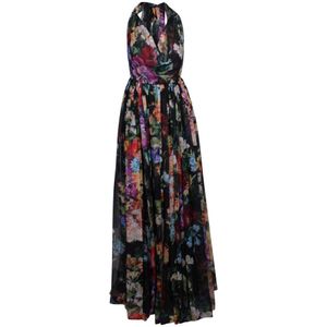 Dolce & Gabbana, Dames, Jurken, Veelkleurig, Maat: XS Chiffon,