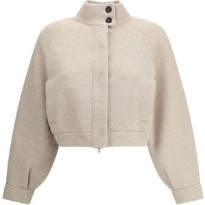 Brunello Cucinelli, Dames, Truien, Beige, Maat: M Kasjmier,